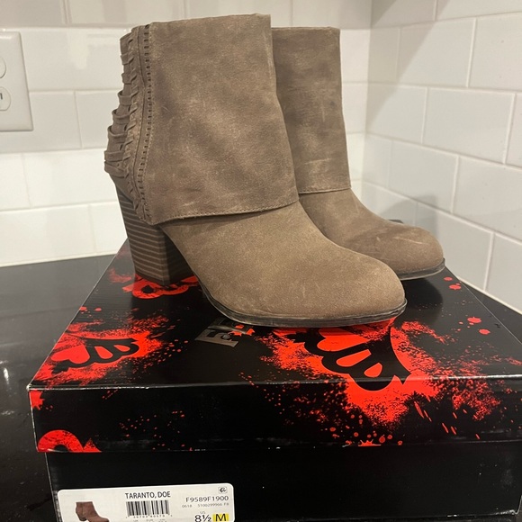 fergalicious black ankle boots